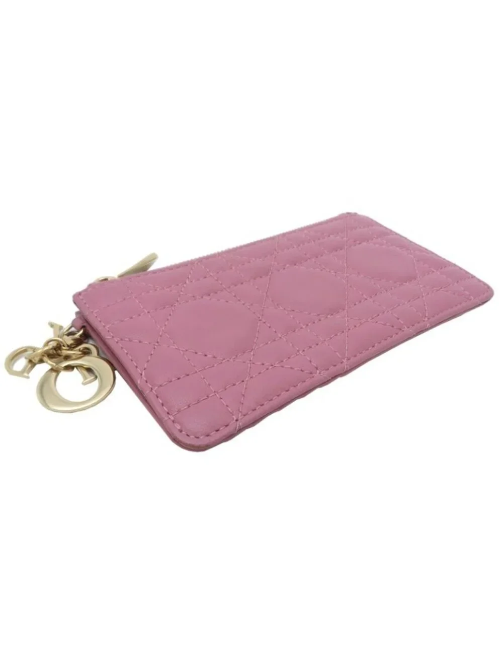 Dior Coin Case Coin Purse Pink